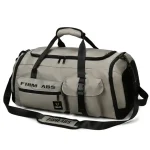 Sac de sport grande capacité unisexe idéal voyage gris