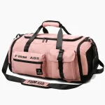 Sac de sport grande capacité unisexe idéal voyage rose