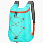 Sac de voyage pliable ultra léger résistant à l'eau bleu