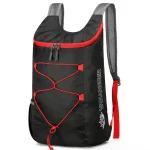 Sac de voyage pliable ultra léger résistant à l'eau noir