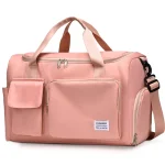 Sac de voyage pour femme avec compartiment chaussures rose