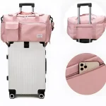 Sac de voyage pour femme avec compartiment sur valise