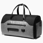 Sac de voyage pour homme imperméable style sophistiqué gris