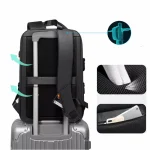 Petit sac à dos imperméable et anti-vol avec charge USB confort