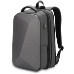 Petit sac à dos imperméable et anti-vol charge USB gris Petit sac à dos imperméable et anti-vol charge USB gris