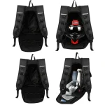 Sac à dos moto homme résistant avec grande capacité différents angles
