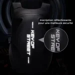 Sac à dos moto homme résistant avec grande capacité reflechissante