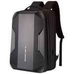 Sac à dos pour homme pour ordinateur 17 pouces rigide et imperméable noir Sac à dos pour homme pour ordinateur 17 pouces rigide et imperméable noir