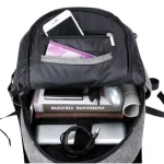 Sac à dos pour homme ville antivol pratique et confortable interieur