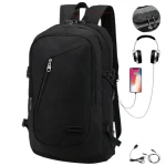 Sac à dos pour homme ville antivol pratique et confortable noir