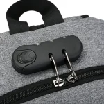 Sac à dos pour homme ville antivol pratique et confortable sécurité