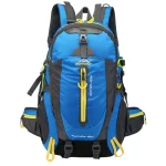 Sac à dos randonnée imperméable résistant parfait pour l'aventure bleu Sac à dos randonnée imperméable résistant parfait pour l'aventure bleu