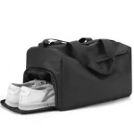 Sac week-end en toile léger pour sport ou court séjour chaussures