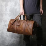 sac de voyage en cuir 50cm porté homme sac de voyage en cuir 50cm porté homme