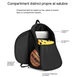 Sac de basket ball pratique et résistant structure