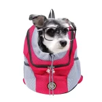 Sac de transport pour chien ventral pratique avec toutou
