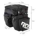 Sacoches vélo rando imperméables multifonctions dimensions