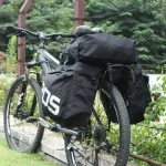 Sacoches vélo rando imperméables multifonctions en situation