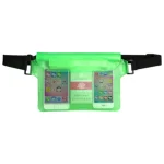 Pochette étanche plage et baignade vert