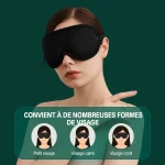 Masque de sommeil 3D ergonomique forme visage Masque de sommeil 3D ergonomique forme visage