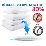 Sacs de compression de voyage compacts et résistants banafices