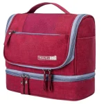 Trousse de voyage vanity imperméable et pratique rouge